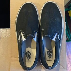 Black Slip On Vans